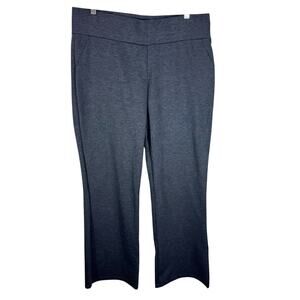 Tapata NWT Dark Gray Heather Bootcut High Rise Pull On Dressy Trousers Sz XL 16